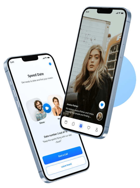 Slush Dating app interface showcasing video dating features